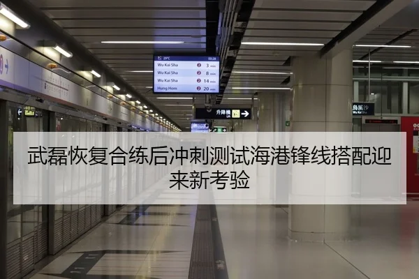 武磊恢复合练后冲刺测试海港锋线搭配迎来新考验